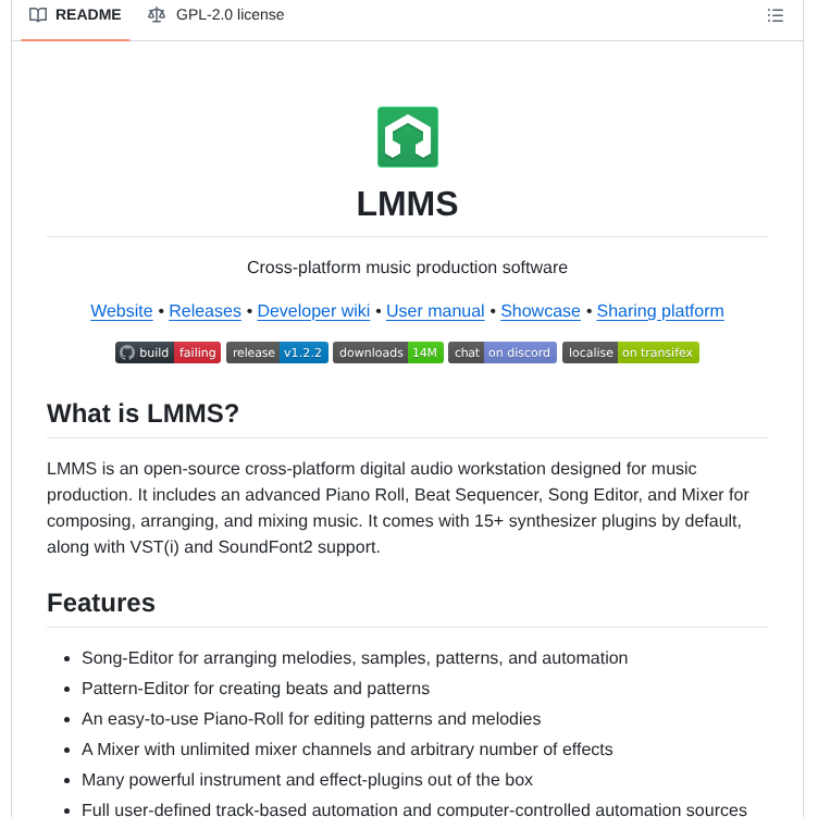 Lmms Lmms screenshot