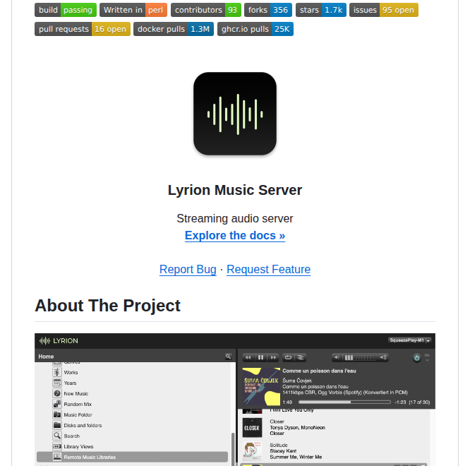 Lms Community Slimserver screenshot