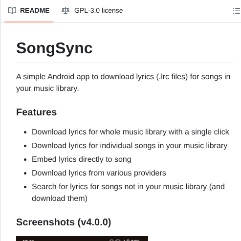 Lambada10 Songsync screenshot