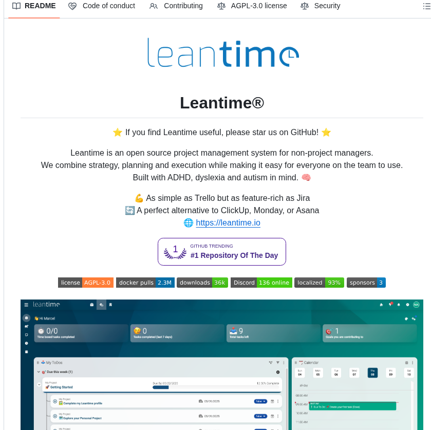 Leantime Leantime screenshot