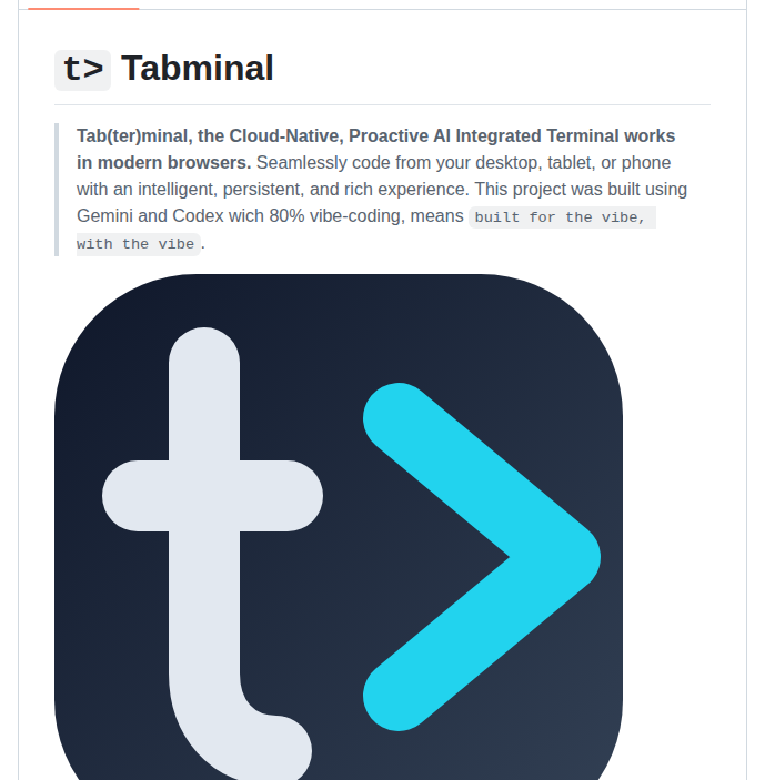 Leask Tabminal screenshot