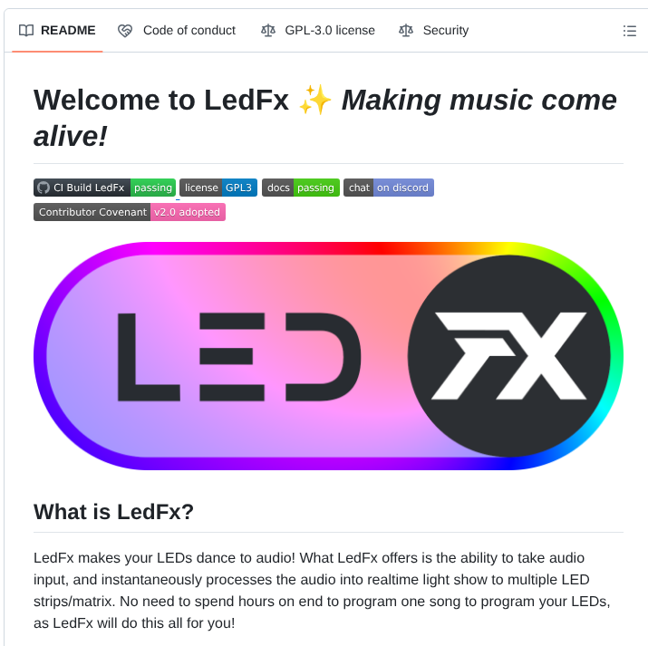 Ledfx Ledfx screenshot