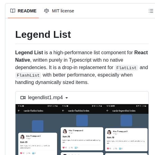 Legendapp Legend List screenshot