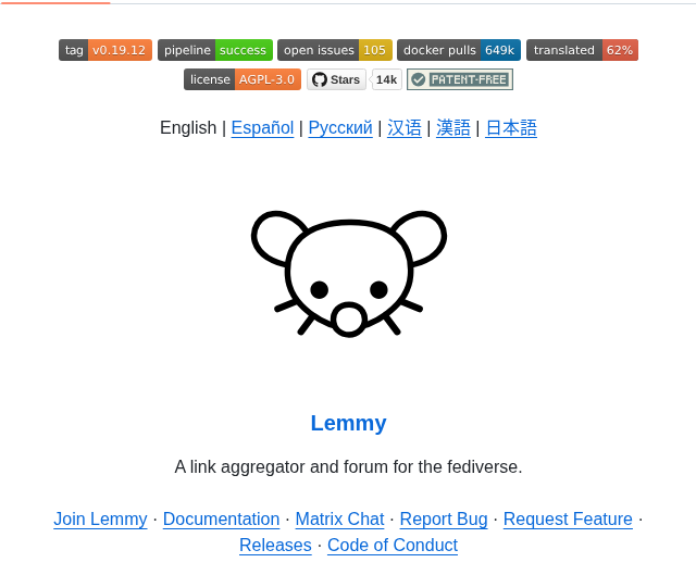 Lemmynet Lemmy screenshot
