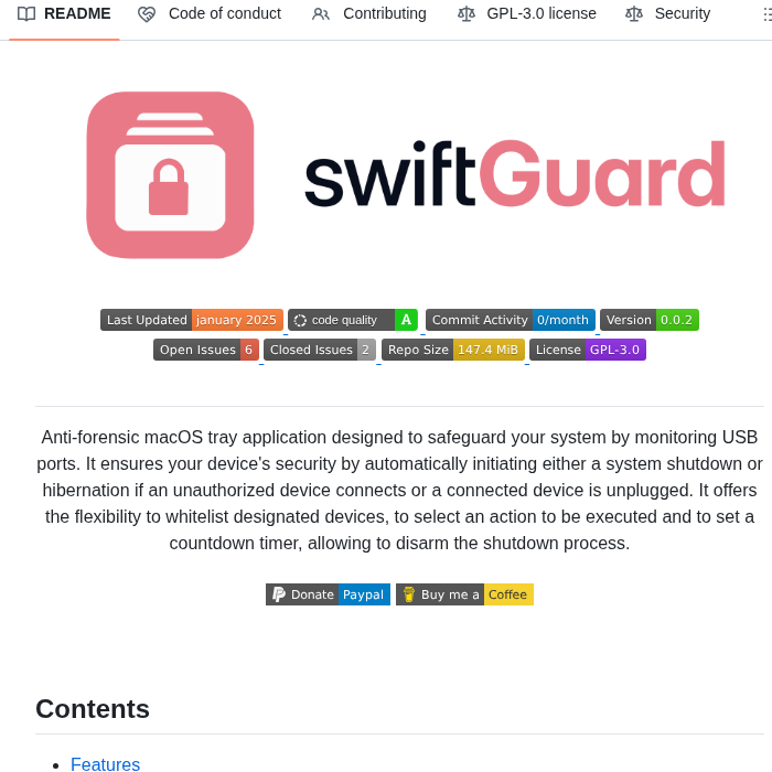 Lennolium Swiftguard screenshot