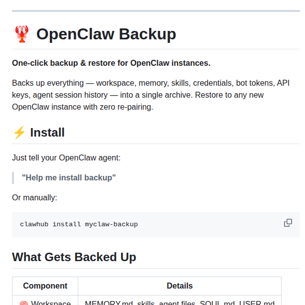 Leoyeai Openclaw Backup screenshot