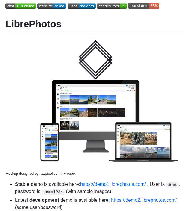 Librephotos Librephotos screenshot