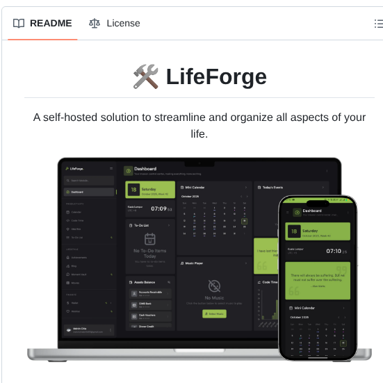 Lifeforge App Lifeforge screenshot