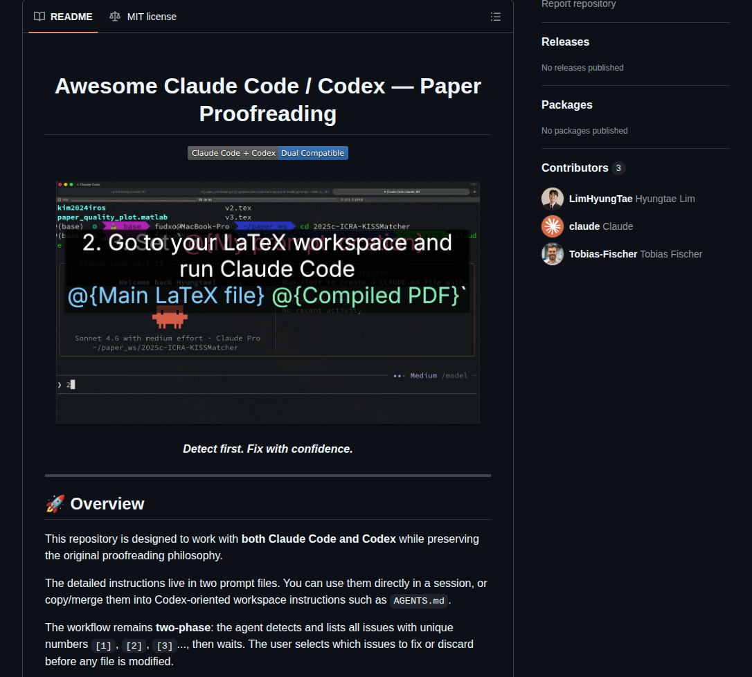 Limhyungtae Awesome Claudecode Paper Proofreading screenshot