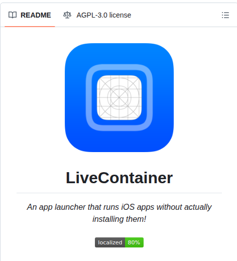 Livecontainer Livecontainer screenshot