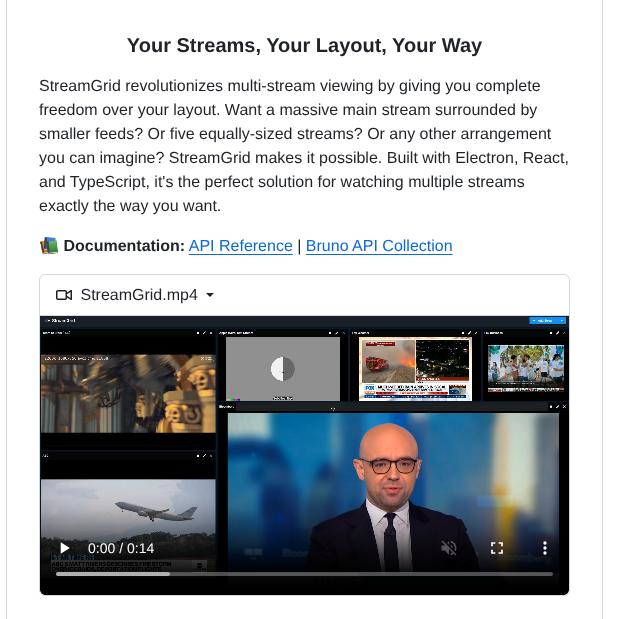 Lordknish Streamgrid screenshot