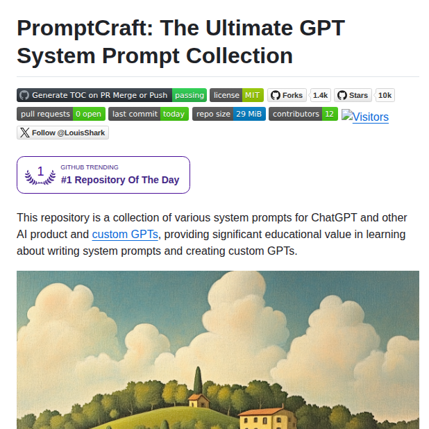 Louisshark Chatgpt_system_prompt screenshot
