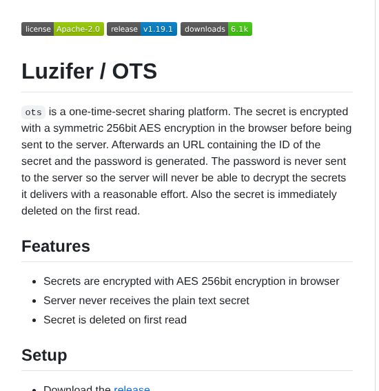 Luzifer Ots screenshot