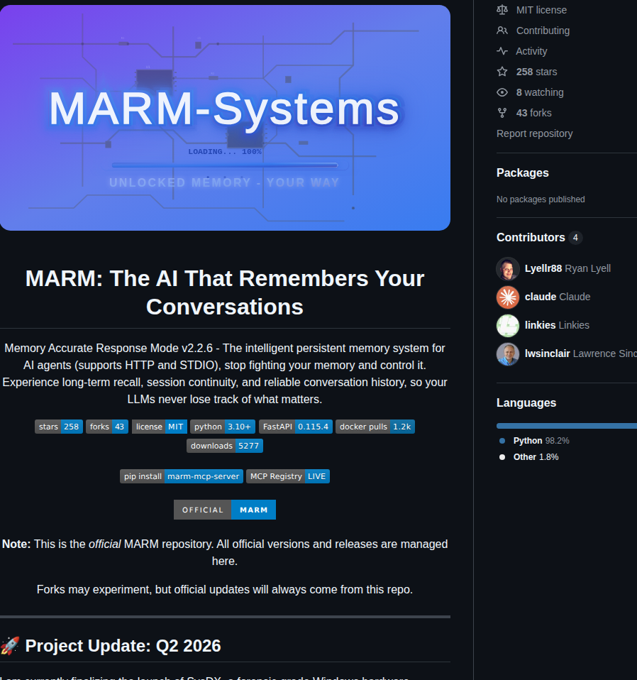 Lyellr88 Marm Systems screenshot