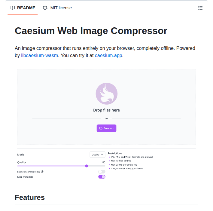 Lymphatus Caesium App Web screenshot