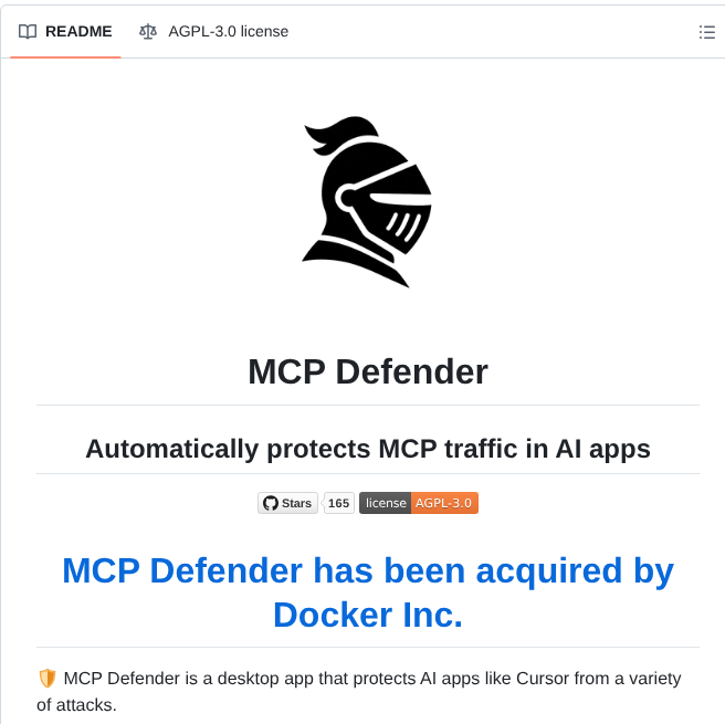 Mcp Defender Mcp Defender screenshot