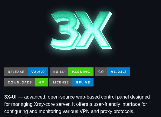 Mhsanaei 3x Ui screenshot