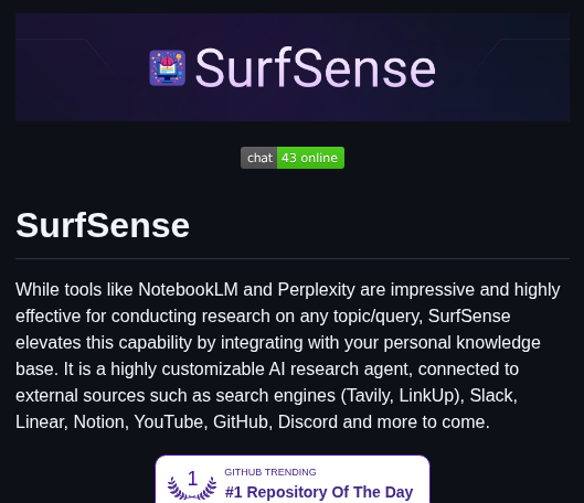 Modsetter Surfsense screenshot