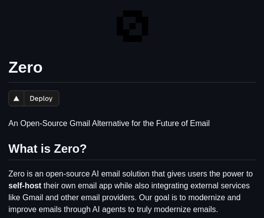 Mail 0 Zero screenshot