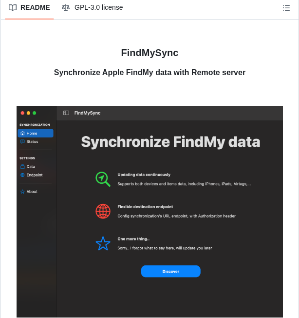 Martinpham Findmysync screenshot