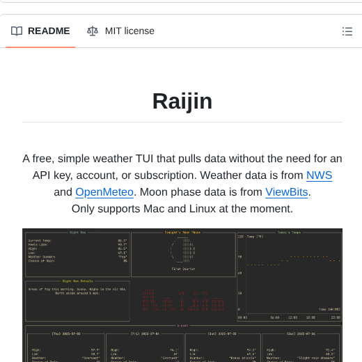 Masonstooksbury Raijin screenshot
