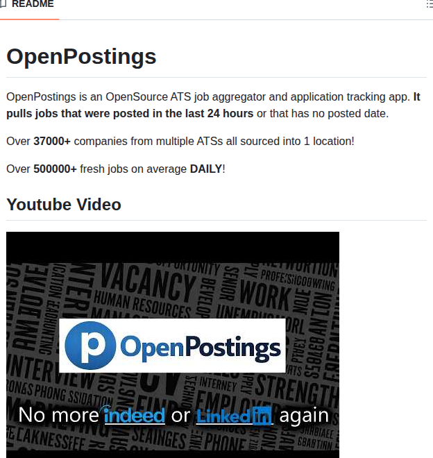 Masterjx9 Openpostings screenshot