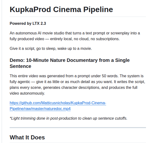 Matticusnicholas Kupkaprod Cinema Pipeline screenshot