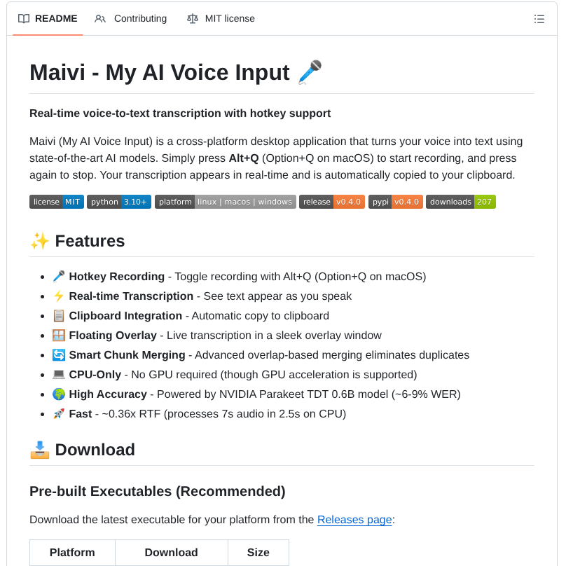 Maximerivest Maivi screenshot