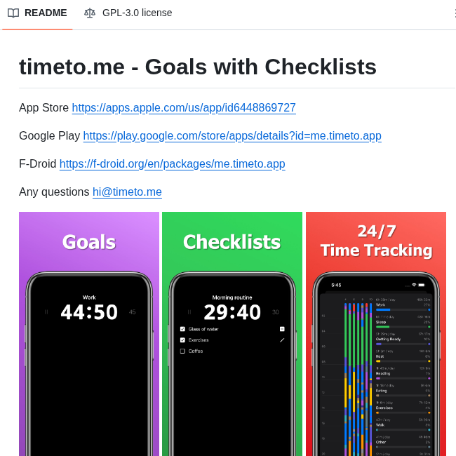 Medvedev91 Timeto.me screenshot