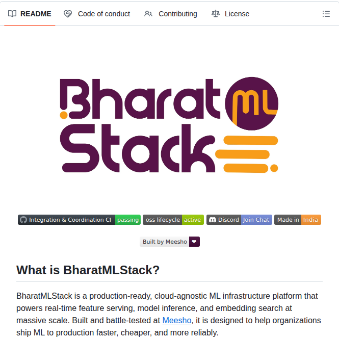 Meesho Bharatmlstack screenshot