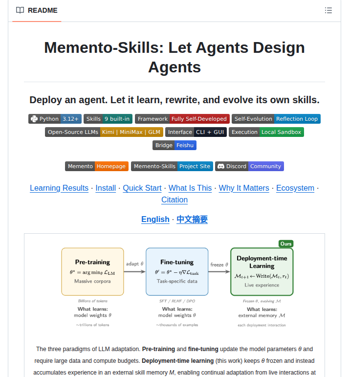 Memento Teams Memento Skills screenshot