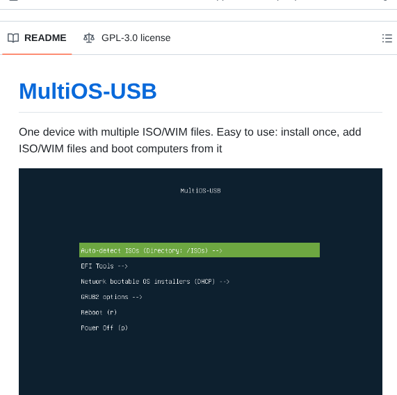 Mexit Multios Usb screenshot