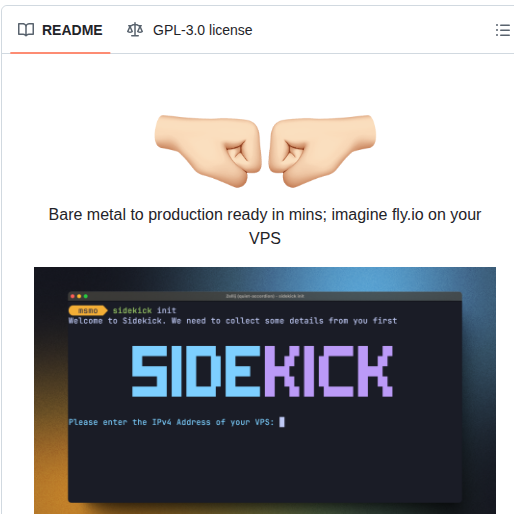 Mightymoud Sidekick screenshot