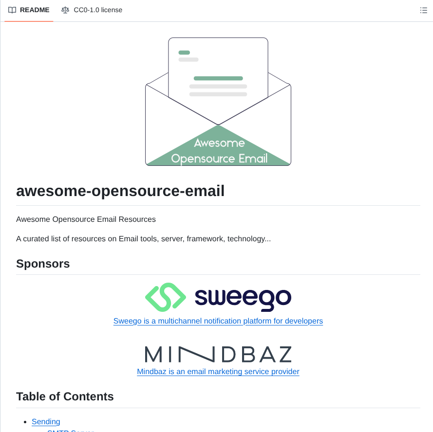 Mindbaz Awesome Opensource Email screenshot