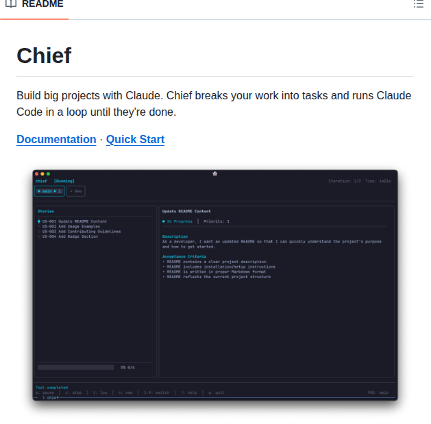 Minicodemonkey Chief screenshot