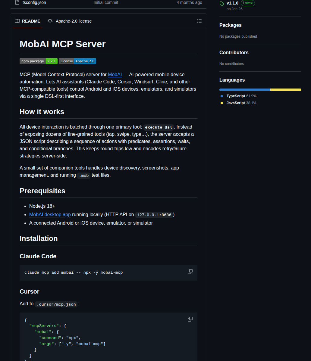 Mobai App Mobai Mcp screenshot