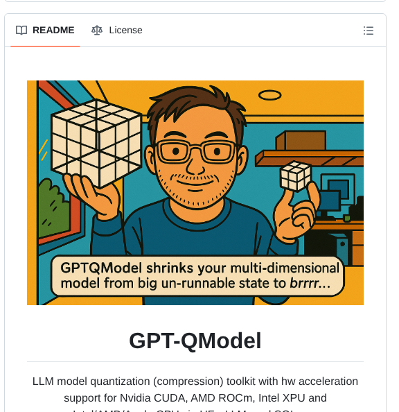 Modelcloud Gptqmodel screenshot