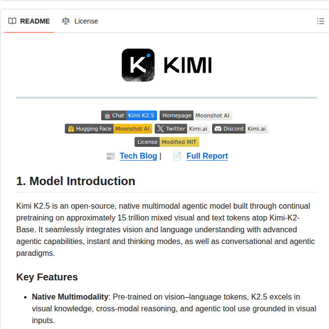 Moonshotai Kimi K2.5 screenshot
