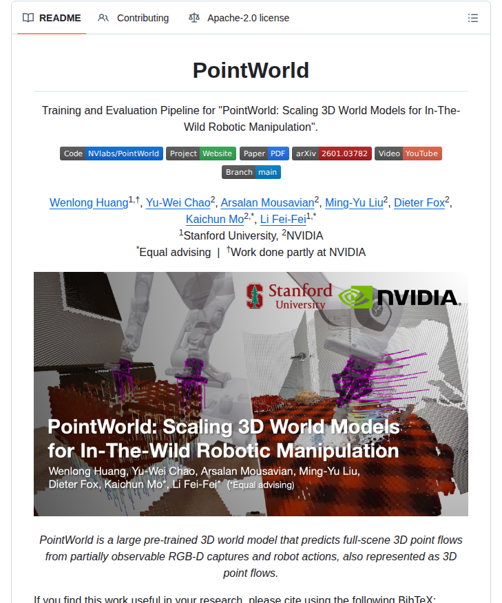 Nvlabs Pointworld screenshot