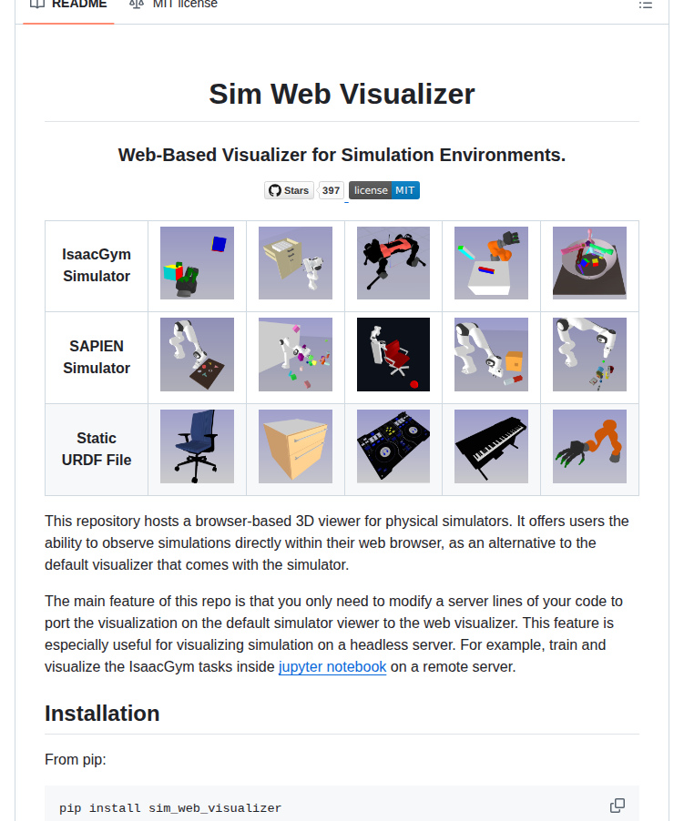 Nvlabs Sim Web Visualizer screenshot