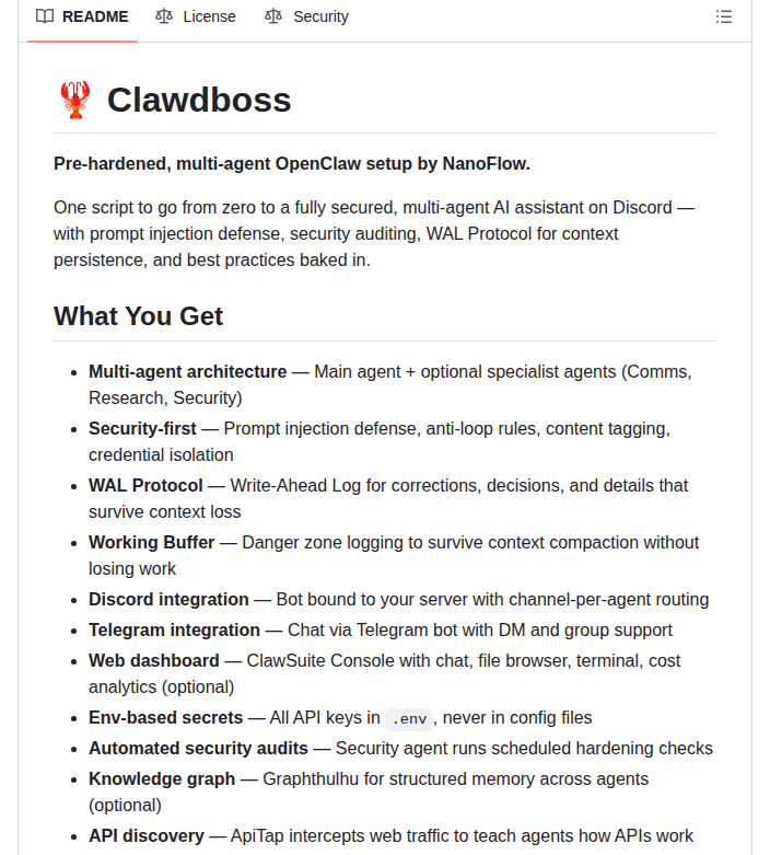 Nanoflow Io Clawdboss screenshot