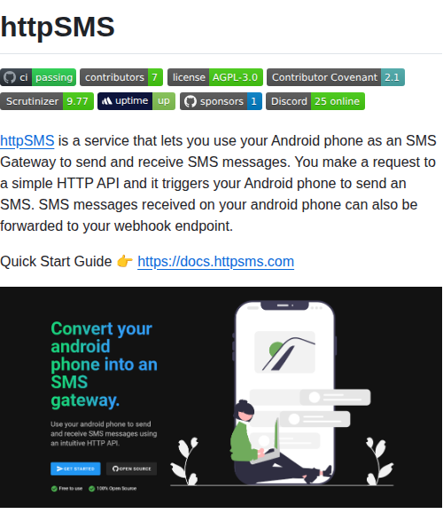 Ndolestudio Httpsms screenshot