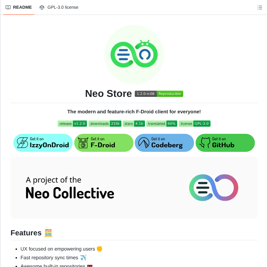 Neoapplications Neo Store screenshot