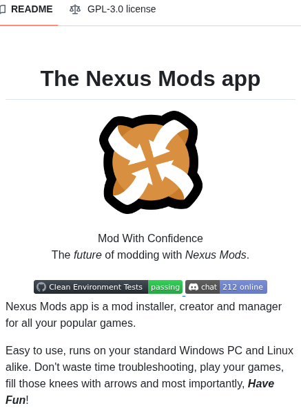 Nexus Mods Nexusmods.app screenshot
