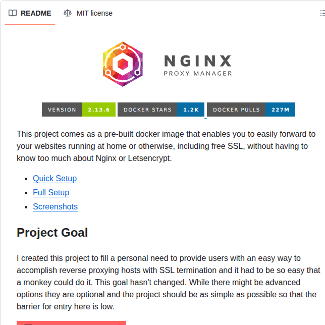 Nginxproxymanager Nginx Proxy Manager screenshot