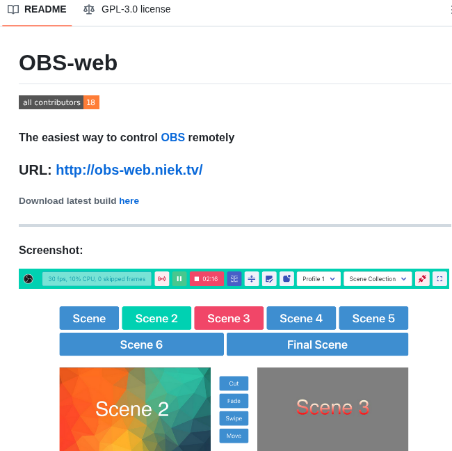 Niek Obs Web screenshot