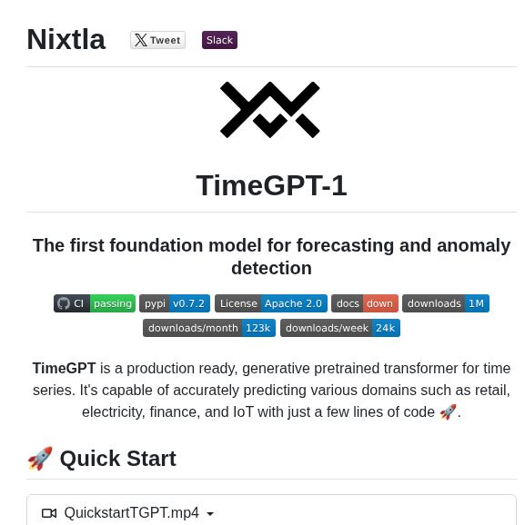 Nixtla Nixtla screenshot