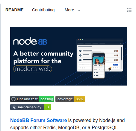Nodebb Nodebb screenshot