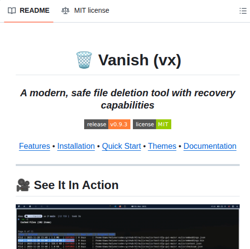 Nurysso Vanish screenshot