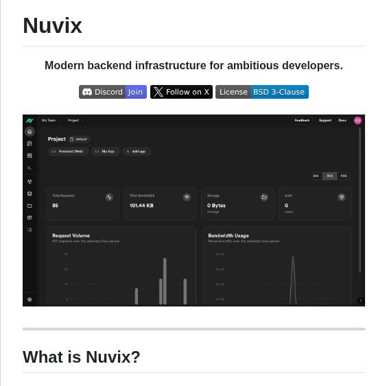 Nuvix Tech Nuvix screenshot